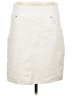 Chadwicks Solid White Casual Skirt Size 12 - photo 1