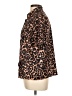 Unbranded 100% Polyester Animal Print Brown Short Sleeve Blouse Size L - photo 5