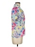 Assorted Brands 100% Polyester Floral Blue Short Sleeve Blouse Size 6 (petite) - photo 4