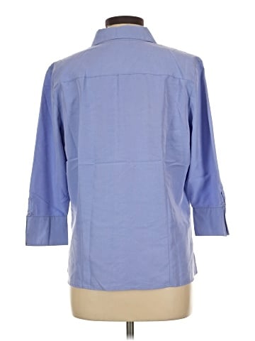 Croft & Barrow 3/4 Sleeve Button-Down Shirt (view 2)