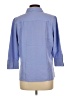 Croft & Barrow Blue 3/4 Sleeve Button-Down Shirt Size L - photo 2