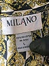 Milano 100% Polyester Print Yellow Long Sleeve Blouse Size L - photo 7