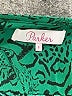 Parker Green Long Sleeve Silk Top Size S - photo 7