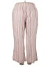 Cato Stripes Pink Linen Pants Size 22 - 24 Petite - photo 2