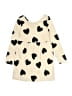 Carter's 100% Cotton Hearts Ivory Dress Size 6X - photo 1