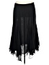 Chaps 100% Polyester Black Formal Skirt Size 10 - photo 1