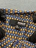 Brooklyn Industries 100% Rayon Houndstooth Blue Long Sleeve Blouse Size M - photo 7