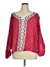 Style&Co Red Long Sleeve Blouse Size XL - photo 1
