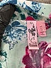 Dolled Up 100% Rayon Floral Teal Long Sleeve Blouse Size S - photo 7