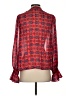 Aqua Red Long Sleeve Blouse Size S - photo 2