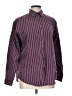 Tabi Stripes Burgundy Long Sleeve Blouse Size L - photo 1