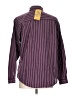 Tabi Stripes Burgundy Long Sleeve Blouse Size L - photo 2
