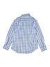 Crewcuts 100% Cotton Checkered-gingham Blue Long Sleeve Button-Down Shirt Size 8 - photo 2