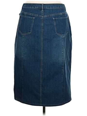 Christopher & Banks Denim Skirt (view 2)