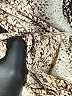 Cooper & Ella Animal Print Brown Short Sleeve Blouse Size Lg (3) - photo 8