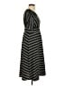 Max Studio Stripes Gray Casual Dress Size S - photo 4