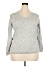 Tommy Hilfiger 100% Pima Cotton Polka Dots Gray Pullover Sweater Size XXL - photo 1