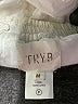 TRYB 100% Cotton Hearts Ivory Shorts Size M - photo 3