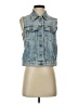 Big Star 100% Cotton Blue Denim Vest Size XS - photo 1