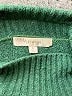 Flat White Green Turtleneck Sweater Size S - photo 7