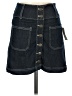 Pilcro Blue Denim Skirt Size 2 - photo 1