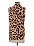 Equipment 100% Silk Animal Print Brown Sleeveless Silk Top Size S - photo 2