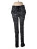 Rebecca Taylor 100% Rayon Print Black Active Pants Size 6 - photo 1
