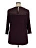 Daniel Rainn Burgundy 3/4 Sleeve Blouse Size 1X - photo 2