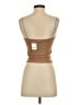Heartloom 100% Polyurethane Brown Sleeveless Top Size S - photo 2