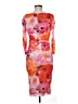 FUZZI Orange Cocktail Dress Size M - photo 2