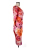 FUZZI Orange Cocktail Dress Size M - photo 4