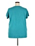 Heritage 100% Cotton Teal Short Sleeve Top Size 2X - photo 2