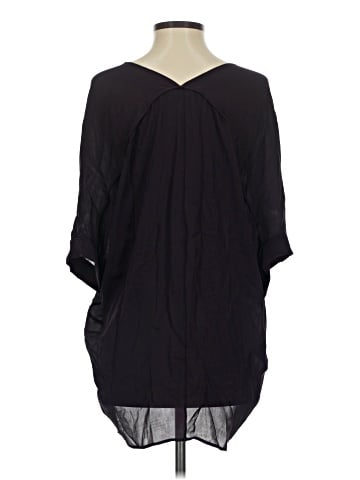 Vince. 3/4 Sleeve Silk Top (view 2)