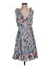 Willow & Clay Floral Blue Cocktail Dress Size S - photo 1