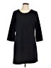 Next Solid Black Casual Dress Size 16 - photo 1