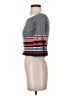 Lovers + Friends 100% Cotton Stripes Gray Pullover Sweater Size XS - photo 5