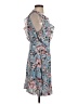 Willow & Clay Floral Blue Cocktail Dress Size S - photo 4