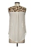 E&M Collection 100% Polyester Tan Sleeveless Blouse Size S - photo 2