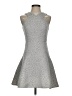 Tibi 100% Polyester Hearts Gray Cocktail Dress Size L - photo 1