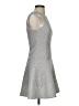 Tibi 100% Polyester Hearts Gray Cocktail Dress Size L - photo 4