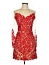 GB 100% Polyester Red Cocktail Dress Size S - photo 1