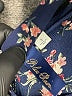Blue Rain Floral Blue Casual Dress Size S - photo 7
