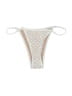 Unbranded 100% Polyester Stars Ivory Swimsuit Bottoms Size S - photo 1