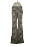 Cache Animal Print Silver Casual Pants Size 4 - photo 1