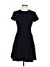 CUE Solid Black Casual Dress Size 8 - photo 1