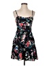 Express 100% Rayon Floral Black Cocktail Dress Size S - photo 1