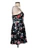 Express 100% Rayon Floral Black Cocktail Dress Size S - photo 4