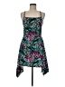 Love Print Teal Cocktail Dress Size M - photo 1