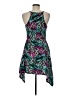 Love Print Teal Cocktail Dress Size M - photo 2