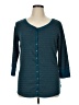 Eddie Bauer Teal Cardigan Size XL - photo 1